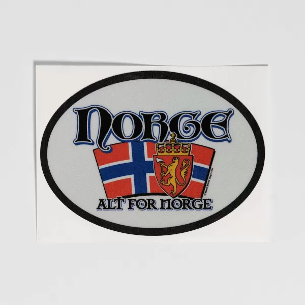 Innovative Ideas Novel Notions Alt For Norge Oval Decal Store