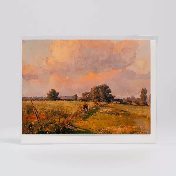 Johnson Printing American Farm Scene By Karl Ouren - Vesterheim Collection Card Best