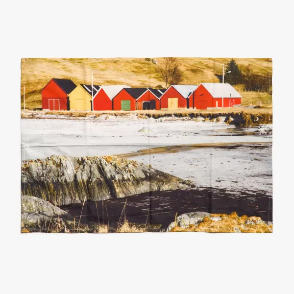 Susan Fosse AS Boathouses Tea Towel By Susan Fosse Cheap