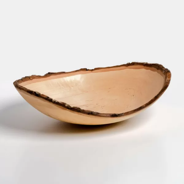 Philip Holtan Bowl With Natural Bark Edge By Flash Sale