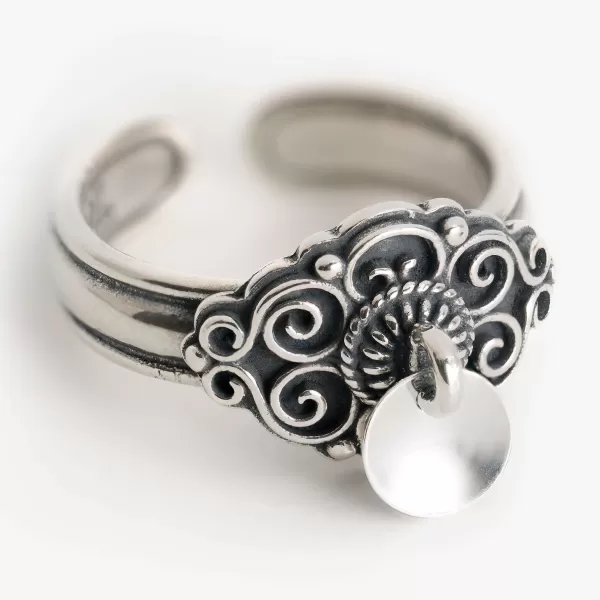 Sylvsmidja Bunad Ring With Gilded Spoon By Shop