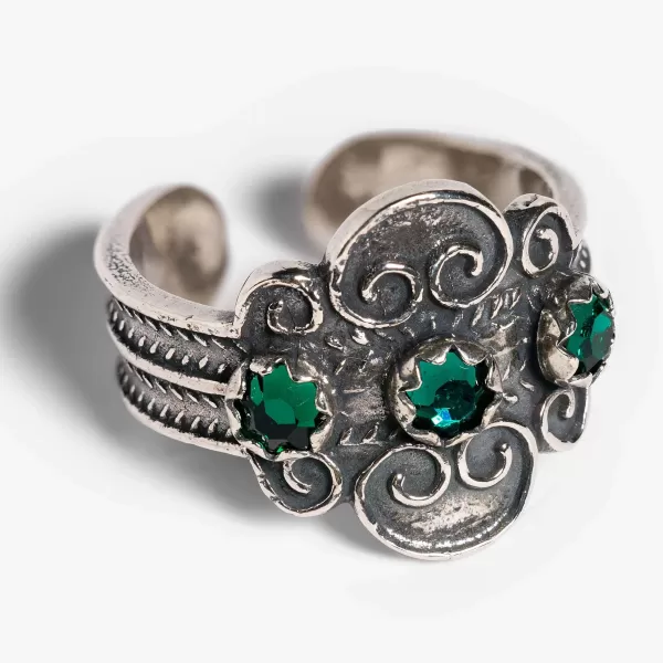 Sylvsmidja Bunad Ring With Stones By Discount