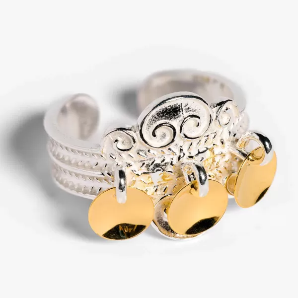 Sylvsmidja Bunad Ring With Three Spoons By Shop