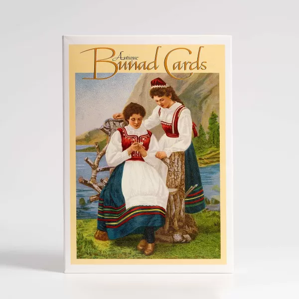 Skandisk, Inc Card Set With Illustrations Of Antique Bunader Fashion