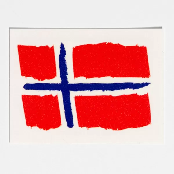 Tattly Custom Vesterheim Temporary Tattoo - Norwegian Flag Cheap