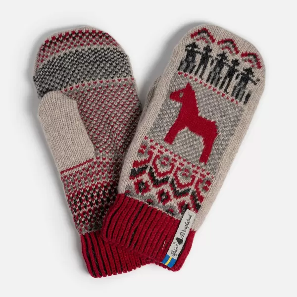 Öjbro Vantfabrik Dalarna Mittens From Jbro Vantfabrik Fashion