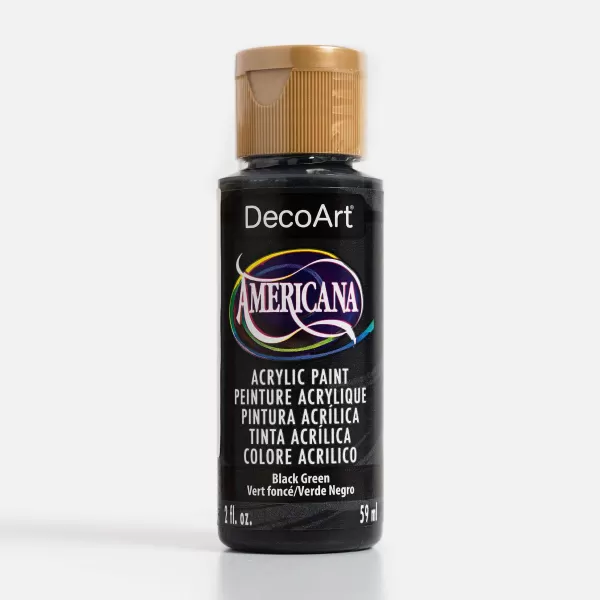 Quality Art, Inc. Deco Art Americana Acrylic Paint - Black Green Hot