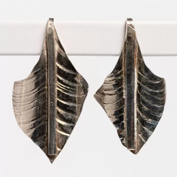 Jan Peterson Fine Silver Viking Ship Earrings By Jana Peterson Clearance