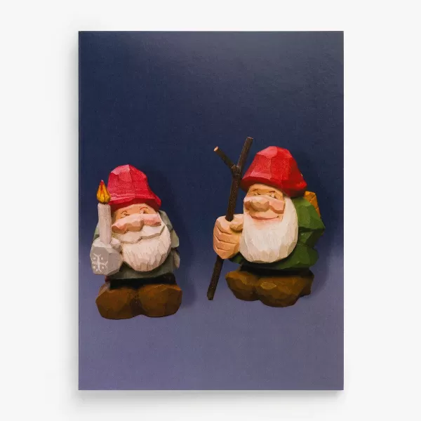 Johnson Printing Flat-Plane Figure Carving By Harley Refsal - Vesterheim Collection Card Set Fashion