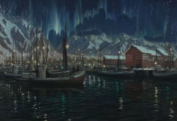 Prism Path Gicl E Print From Vesterheim'S Collections - Northern Lights By Karl Ouren Online
