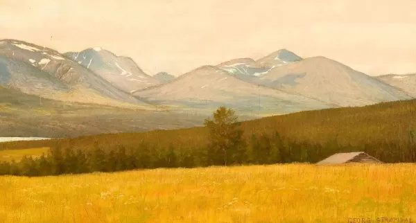 Prism Path Gicl E Print From Vesterheim'S Collections - Rondane Mountains By Georg Stromdal Cheap