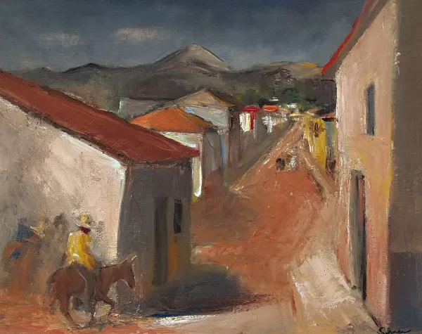 Prism Path Gicl E Print From Vesterheim'S Collections - Spanish Village By Theodore J. Sohner Discount