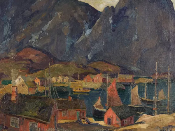 Prism Path Gicl E Print From Vesterheim'S Collections - Svolv R Harbor By Jonas Lie Online