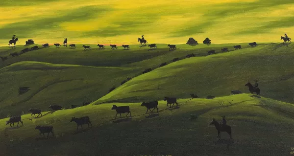Prism Path Giclee Print From Vesterheim'S Collections - Late Round Up By Lloyd Scarseth Flash Sale