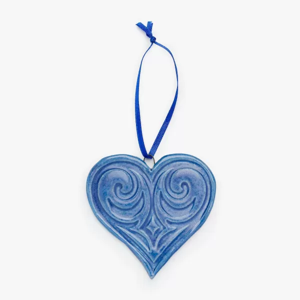 Sue Flanders Heart Ornament By Store