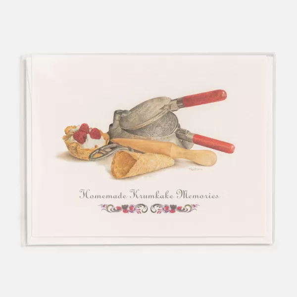 Timothy Trost Krumkake Memories Notecard By Tim Trost Shop