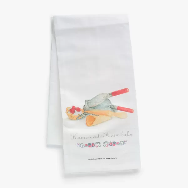 Timothy Trost Krumkake Memories Tea Towel By Tim Trost Discount