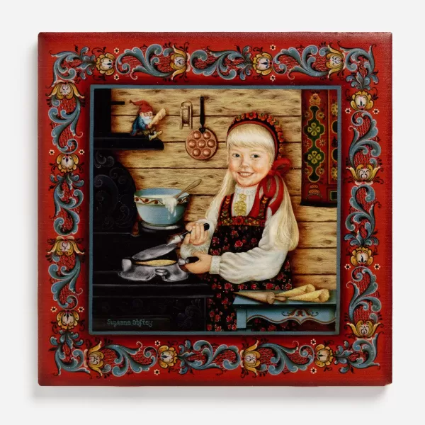 Berquist Imports, Inc Krumkakke Girl - Trivet Designed By Suzanne Toftey Flash Sale