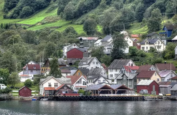 William Wild Landscape Photography By Bill Wild - Undredal Brygge Store