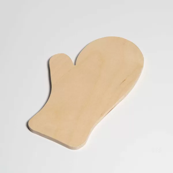 Ruth Green Large Wooden Mitten By Dennis Green Store