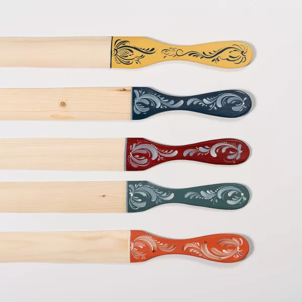 Kim Garrett Lefse Sticks With Rosemaling By Shop