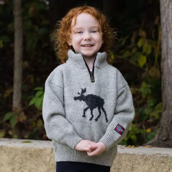 Swedish Passport Company Moose Sweater For Children From Arctic Circle Online