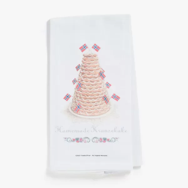 Timothy Trost My Inspired Memories Tea Towel By - Kransekake Clearance