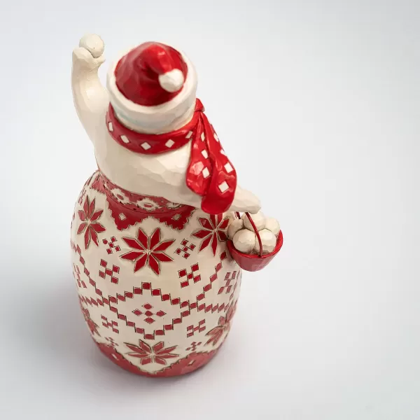 Enesco Nordic Noel Snowman Figure By Jim Shore Fashion