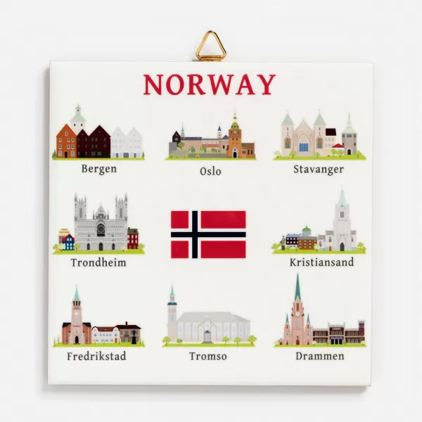 Gift Chalet Norway Landmarks Trivet Cheap