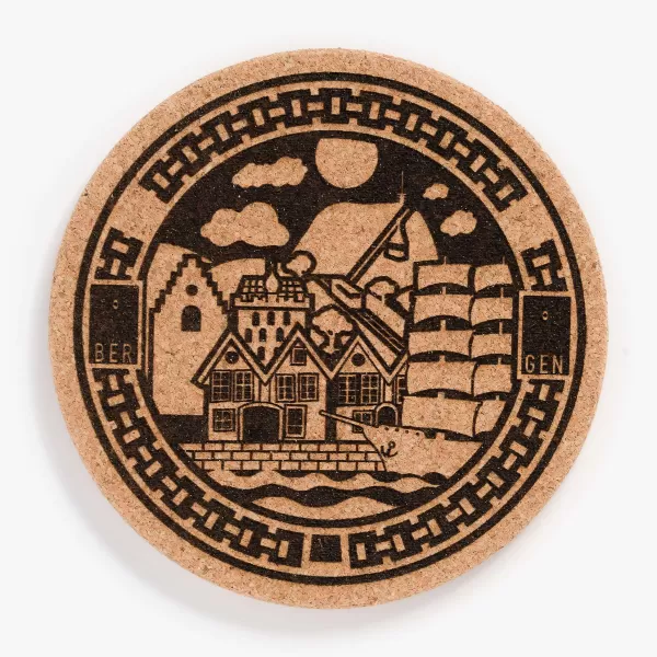 Tombino Norway Manhole Cover Coaster Set Of Four Outlet