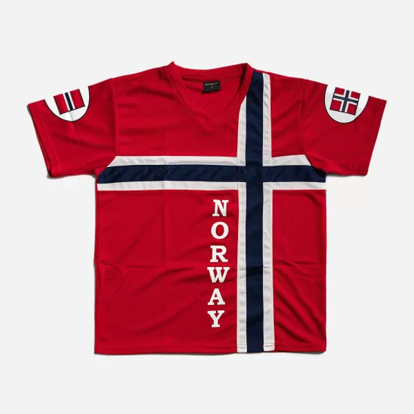 NORWAYintheUSA Norwegian Flag Shirt Cheap