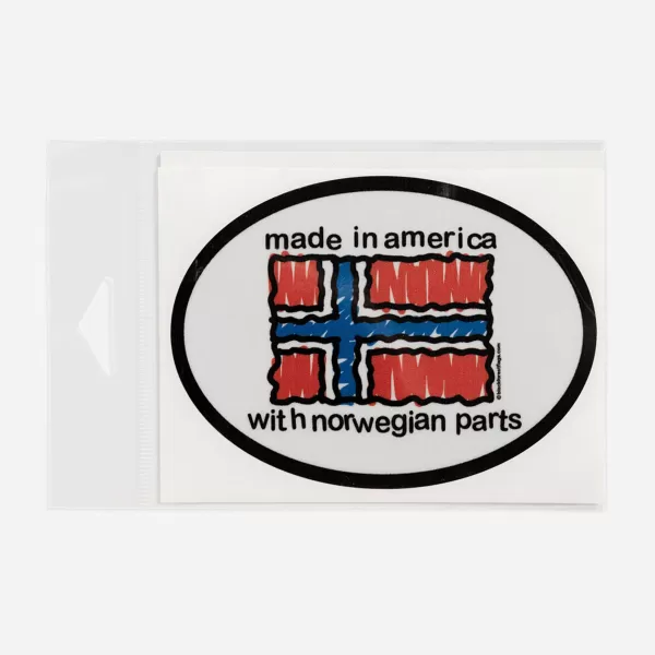 Innovative Ideas Novel Notions Norwegian Parts Oval Decal Shop