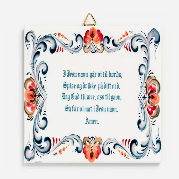 Gift Chalet Norwegian Prayer Trivet Best Sale