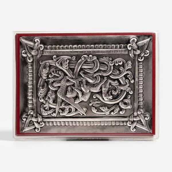 Vesterheim Norwegian Silver Box By Henrik Bertram M Ller - Collection Card Set Flash Sale