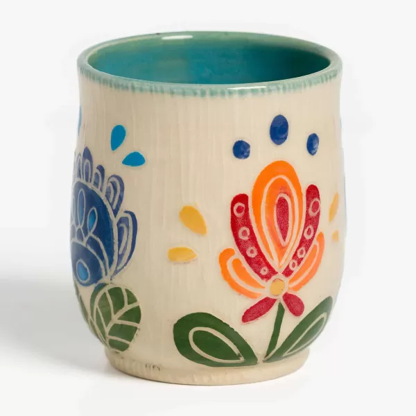 Rachael Saum Os Rosemaling Cup By Nordic Folk Store