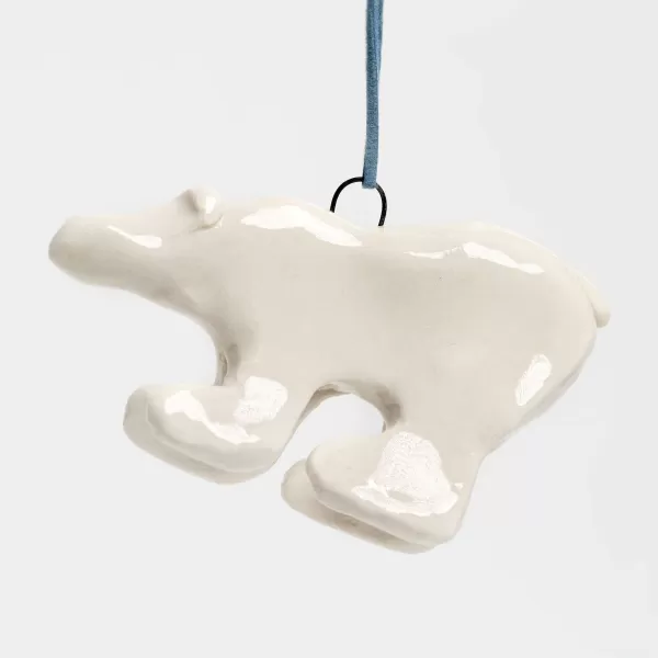 Sue Flanders Polar Bear Ornament By Fashion