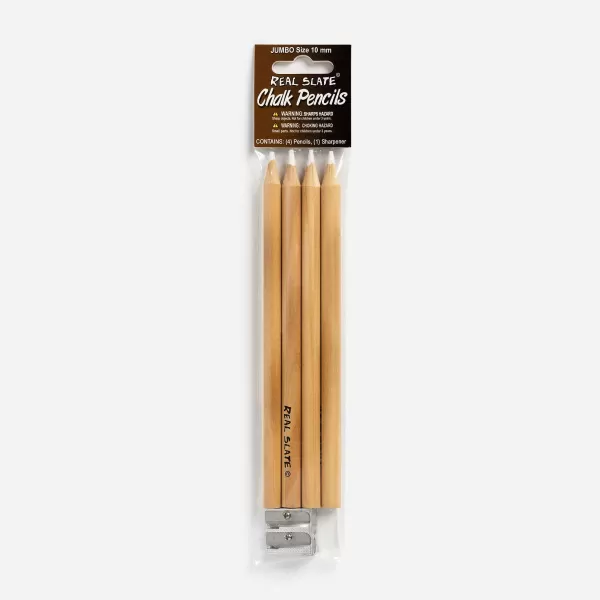 Notions Marketing Real Slate White Chalk Pencils From Pepperell Flash Sale