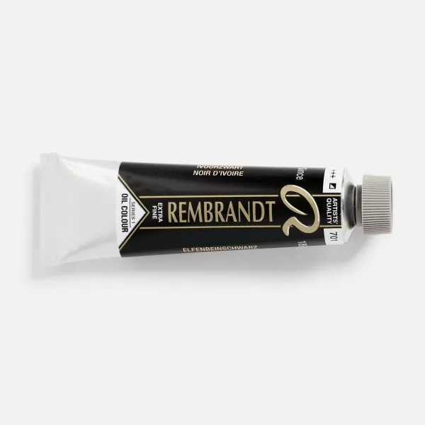 SLS Arts Rembrandt Artists' Oil Paint - Ivory Black Discount