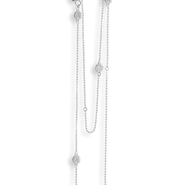 Sylvsmidja Silver Necklace By - 51 Inches Discount