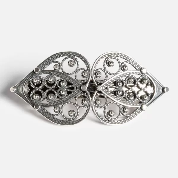 Sylvsmidja Small Heart Filigree Hair Clip By Clearance