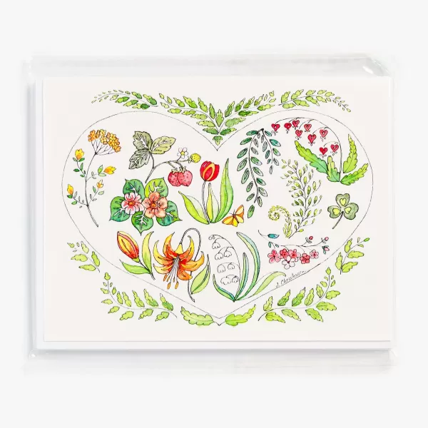 Sharon Christensen Spring Flowers Notecards Set By Outlet