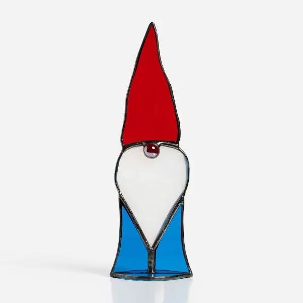 Felicia Pecinovsky Stained Glass Gnome By Cheap