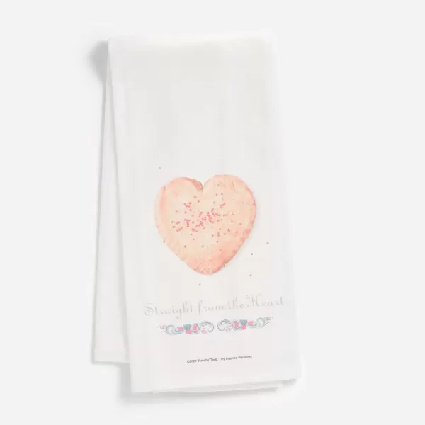 Timothy Trost Straight From The Heart Tea Towel By Tim Trost Discount