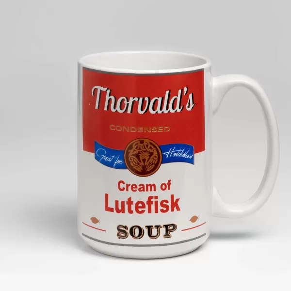 Berquist Imports, Inc Thorvald'S Cream Of Lutefisk Soup Mug New