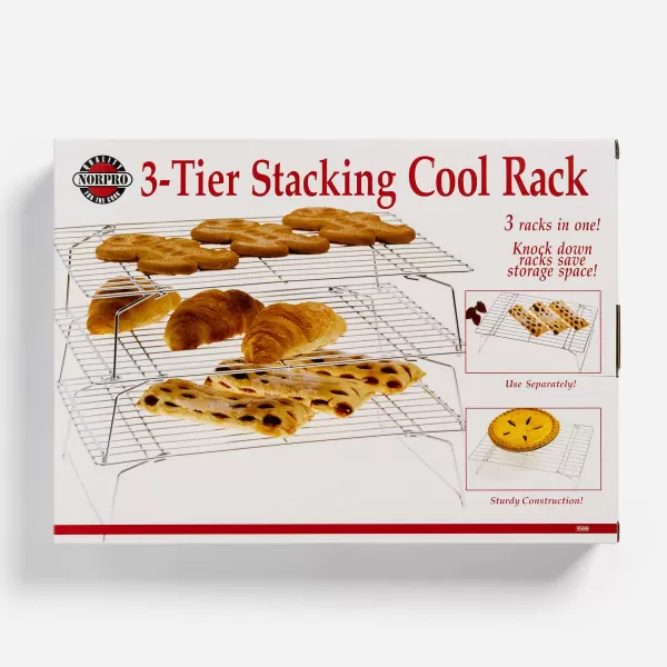 Norpro Three-Tier Stackable Cooling Rack Set Cheap