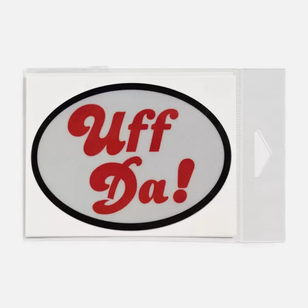 Innovative Ideas Novel Notions Uff Da! Oval Decal Best