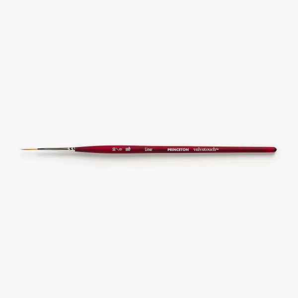 Notions Marketing Velvetouch Liner 10/0 Brush By Princeton New