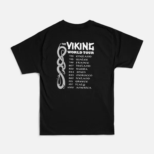 Gift Chalet Viking World Tour T-Shirt Hot